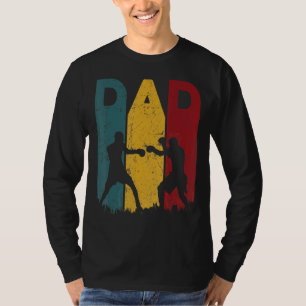 Mens Vintage Boxing Dad Boxer Daddy Father's Day T-Shirt