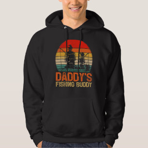 Mens Vintage Boys Daddy's Fishing Buddy Fishing Fa Hoodie
