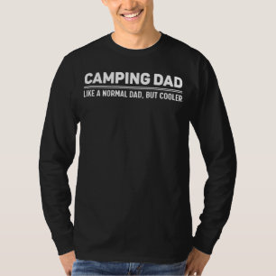 Mens Vintage Camping Dad Like A Normal Dad But Coo T-Shirt