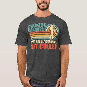 Mens Vintage Cooking Grandpa Like A Regular Grandp T-Shirt