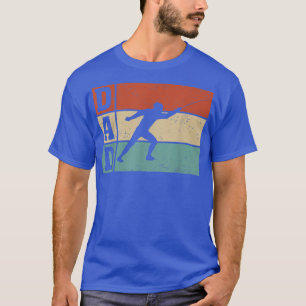 Mens Vintage Dad Fishing Fisherman Daddy Fathers D T-Shirt