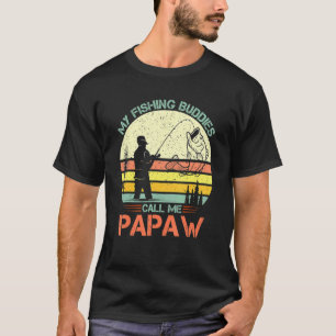 Mens Vintage Fishing My Favourite Fishing Buddy Ca T-Shirt