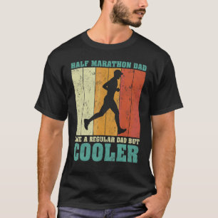 Mens Vintage Half Marathon Dad Like A Regular Dad  T-Shirt
