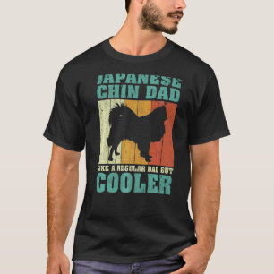 Mens Vintage Japanese Chin Dad Like A Regular Dad  T-Shirt