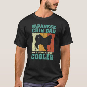 Mens Vintage Japanese Chin Dad Like A Regular Dad  T-Shirt