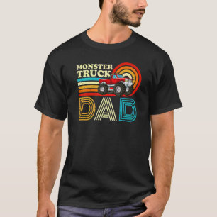Mens Vintage Monster Truck  Monster Truck Dad Fath T-Shirt