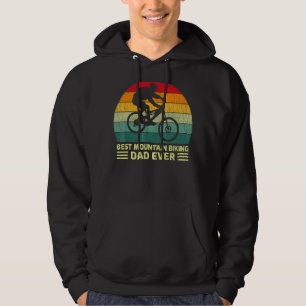 Mens Vintage Mountain Biking Dad Ever Father's Da Hoodie