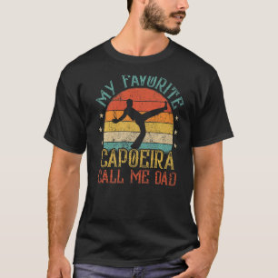 Mens Vintage My Favourite Capoeira Buddies Call Me T-Shirt