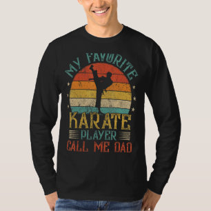 Mens Vintage My Favourite Karate Player Call Me Da T-Shirt