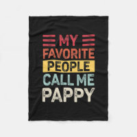 Mens Vintage My Favourite People Call Me Pappy Dad