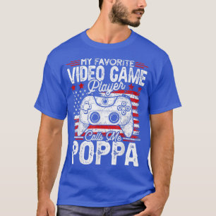 Mens Vintage My Favourite Video Game Player Calls T-Shirt