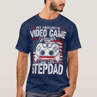 Mens Vintage My Favourite Video Game Player Calls T-Shirt