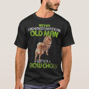 Mens Vintage Never Underestimate An Old Man With A T-Shirt