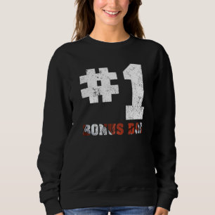 Mens Vintage Number One American Football Bonus Da Sweatshirt