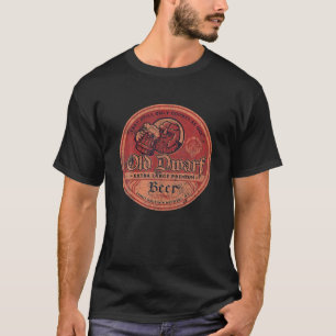 Men's Vintage Old Dwarf Beer Retro Lover T-Shirt