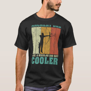 Mens Vintage Retro Archery Dad Like A Regular Dad T-Shirt