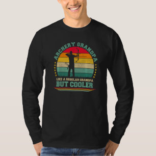 Mens Vintage Retro Archery Grandpa Father's Day T-Shirt