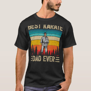 Mens  Vintage Retro Best Karate Dad Ever Father's  T-Shirt