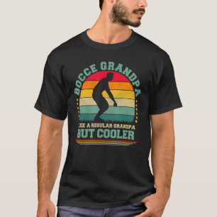 Mens Vintage Retro Bocce Grandpa Father's Day T-Shirt