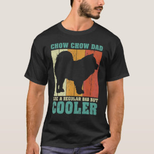 Mens Vintage Retro Chow Chow Dad Like A Regular Da T-Shirt