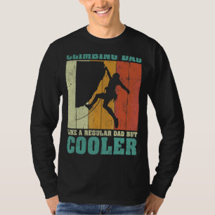 Mens Vintage Retro Climbing Dad Like A Regular Dad T-Shirt