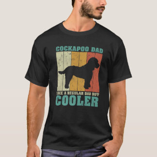 Mens Vintage Retro Cockapoo Dad Like A Regular Dad T-Shirt