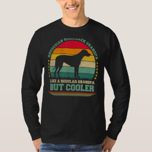 Mens Vintage Retro Dog Rhodesian Ridgeback Grandpa T-Shirt