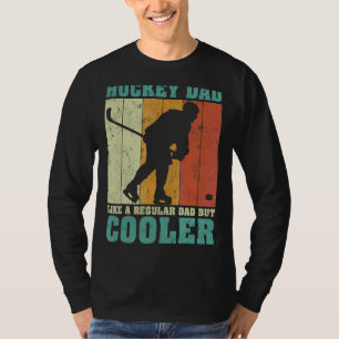 Mens Vintage Retro Hockey Dad Like A Regular Dad F T-Shirt