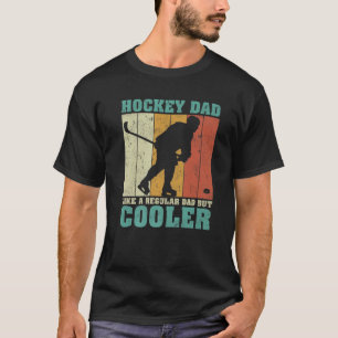 Mens Vintage Retro Hockey Dad Like A Regular Dad F T-Shirt
