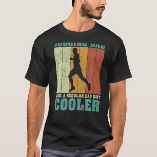 Mens Vintage Retro Jogging Dad Like A Regular Dad  T-Shirt