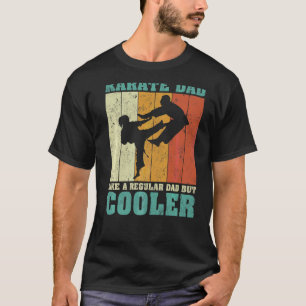Mens Vintage Retro Karate Dad Like A Regular Dad F T-Shirt