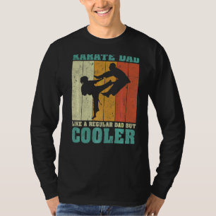 Mens Vintage Retro Karate Dad Like A Regular Dad F T-Shirt