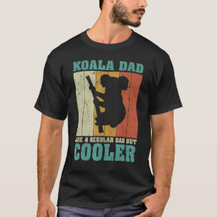 Mens Vintage Retro Koala Dad Like A Regular Dad Fa T-Shirt