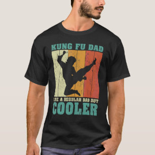 Mens Vintage Retro Kung Fu Dad Like A Regular Dad T-Shirt