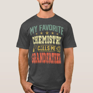 Mens Vintage Retro My Favourite Chemistry Calls Me T-Shirt