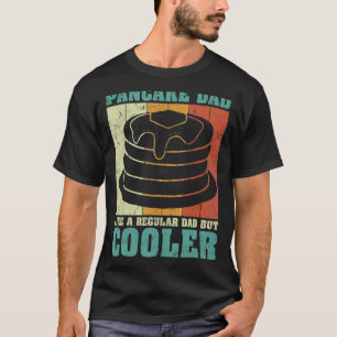 Mens Vintage Retro Pancake Dad Like A Regular Dad T-Shirt