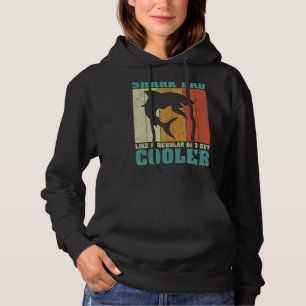 Mens Vintage Retro Shark Dad Like A Regular Dad Fa Hoodie