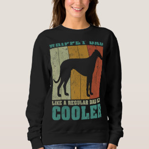 Mens Vintage Retro Whippet Dad Like A Regular Dad Sweatshirt