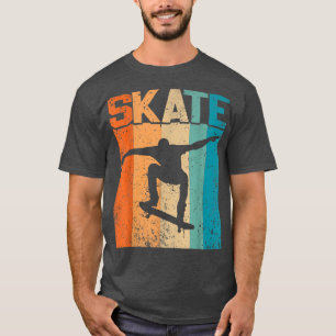 Mens Vintage Skateboarder Skate Skater Skateboardi T-Shirt