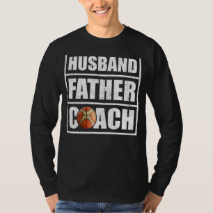 Mens Vintage Style Husband Father Netball Coach Fa T-Shirt