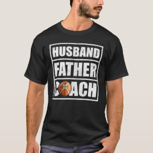 Mens Vintage Style Husband Father Netball Coach Fa T-Shirt