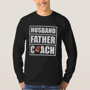 Mens Vintage Style Husband Father Rugby Coach Fath T-Shirt