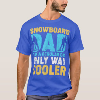 Mens Vintage Style Snowboarding Lover Snowboard Da T-Shirt