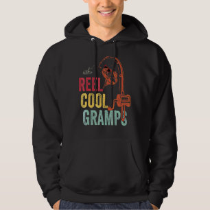 Mens Vintage Sunglasses Reel Cool Gramps Fathers Hoodie