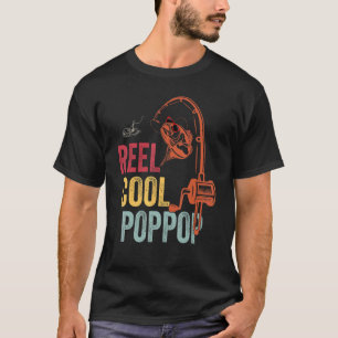 Mens Vintage Sunglasses Reel Cool Poppa  Fathers D T-Shirt