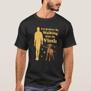 Mens Vizsla Walking Hungarian Short Haired Magyar T-Shirt