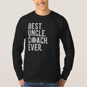 Mens Volleyball Best Uncle Coach Ever Dad Daddy Fa T-Shirt