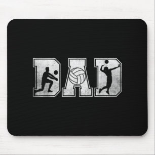 Mens Volleyball Dad Family Football Team Player Sp Mouse Pad