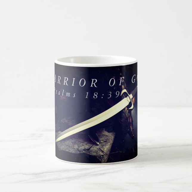 Men's (Warrior Of God) Coffee Mug (Center)