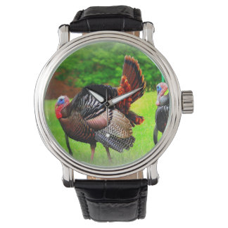 Men's Watch, Turkey print watch, Gifts for him Watch